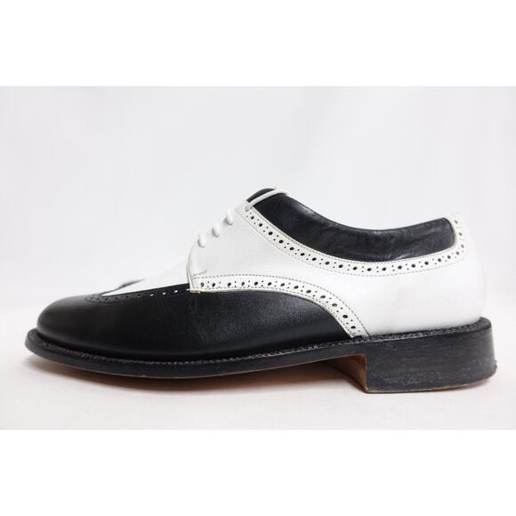 KING STEP A STEP ABOVE Spectator Black/White Wingtip 10.5DUS/10UK/44 Golf Shoes main image 5